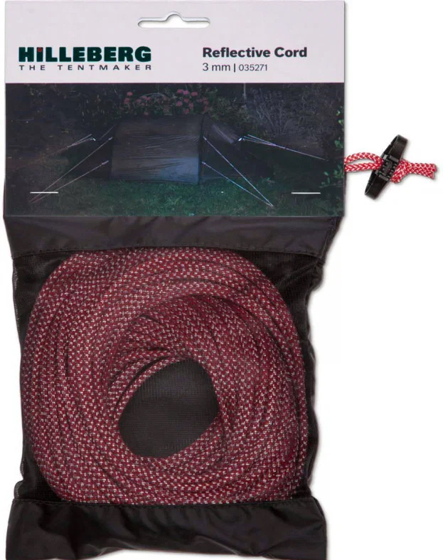 Guy Line 3mm x 25 Meter Barduner med Refleks - Hilleberg | Oslo Sportslager